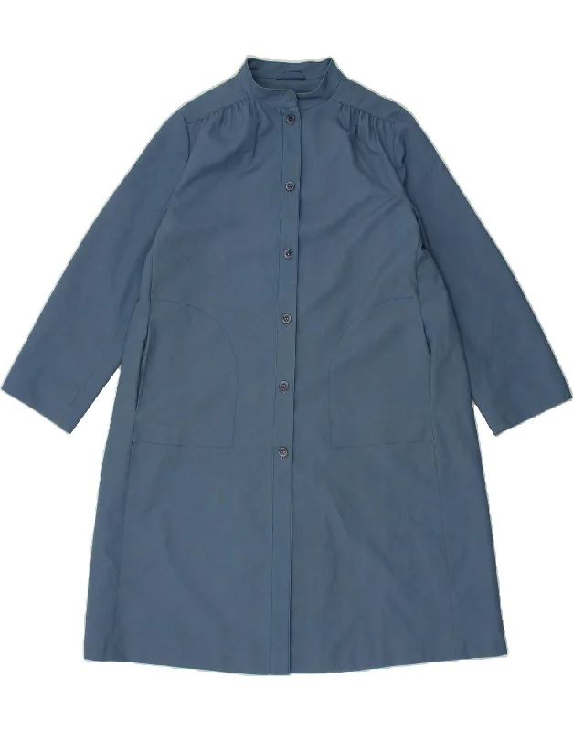 Plus Size Women's Fashion and Clothing ST MICHAEL Womens Overcoat UK 16 Large Navy Blue Nylon Plus Size Women's Fashion and Clothing ST MICHAEL Womens Overcoat UK 16 Large Navy Blue Nylon
