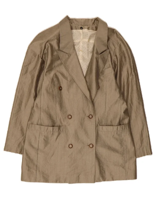 Affordable Trendy Clothes For Women VINTAGE Womens Longline Double Breasted Blazer Jacket EU 38 Medium Grey Affordable Trendy Clothes For Women VINTAGE Womens Longline Double Breasted Blazer Jacket EU 38 Medium Grey