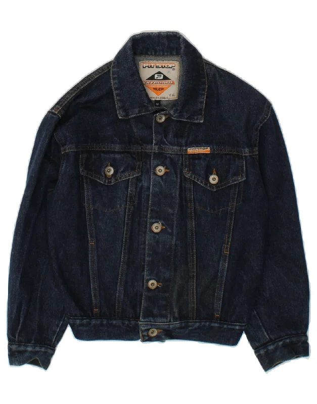 Women's Work Outfit For The Office PIT STOP Womens Denim Jacket EU 34 XS Navy Blue
