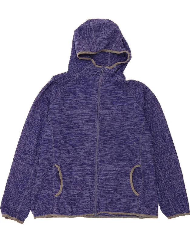 Classic Women's Apparel MOUNTAIN WAREHOUSE Womens Loose Fit Fleece Jacket UK 18 XL Purple Flecked Classic Women's Apparel MOUNTAIN WAREHOUSE Womens Loose Fit Fleece Jacket UK 18 XL Purple Flecked