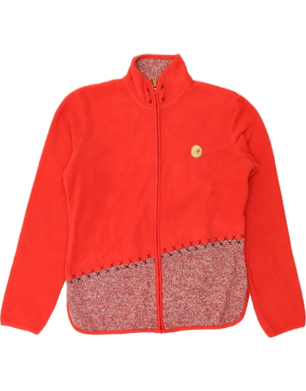 Trendy Women's Apparel for All Seasons ALPENPLUS Womens Fleece Jacket UK 16 Large Red Colourblock Trendy Women's Apparel for All Seasons ALPENPLUS Womens Fleece Jacket UK 16 Large Red Colourblock