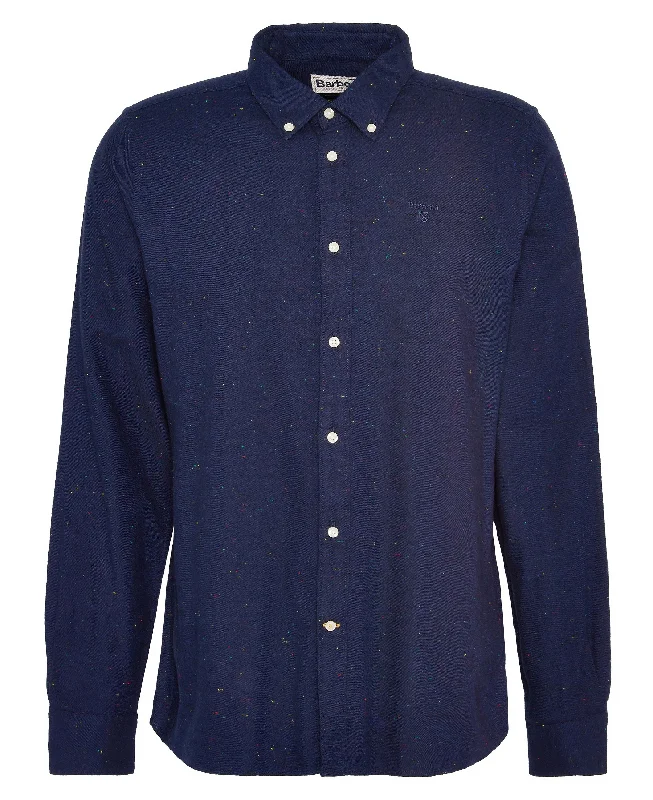 Timeless Women's Outfit Tainsbury Tailored Fleck Twill Shirt - Navy