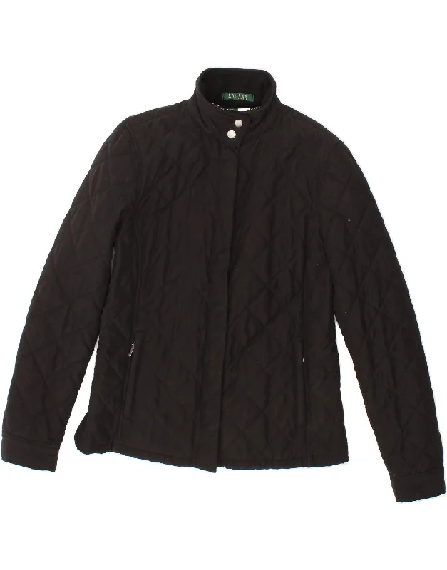 Women's Casual and Dressy Outfits RALPH LAUREN Womens Quilted Jacket UK 14 Medium Black Polyester Women's Casual and Dressy Outfits RALPH LAUREN Womens Quilted Jacket UK 14 Medium Black Polyester