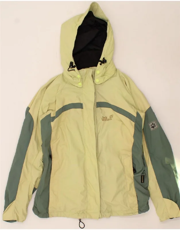 Big Sale Event JACK WOLFSKIN Womens Windbreaker Jacket UK 12/14 Medium Yellow Colourblock Big Sale Event JACK WOLFSKIN Womens Windbreaker Jacket UK 12/14 Medium Yellow Colourblock