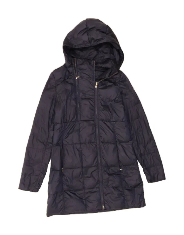 Unique Women's Fashion Pieces COLMAR Womens Hooded Padded Coat IT 42 Small Navy Blue Unique Women's Fashion Pieces COLMAR Womens Hooded Padded Coat IT 42 Small Navy Blue