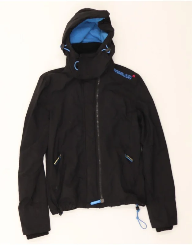 Trendy Women's Outfits for Casual Wear SUPERDRY Womens Windcheater Hooded Windbreaker Jacket UK 6 XS Black Trendy Women's Outfits for Casual Wear SUPERDRY Womens Windcheater Hooded Windbreaker Jacket UK 6 XS Black