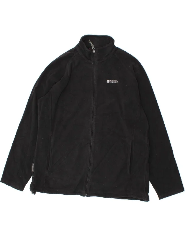 Sophisticated Women's Fashion MOUNTAIN WAREHOUSE Womens Fleece Jacket UK 20 2XL Black Polyester