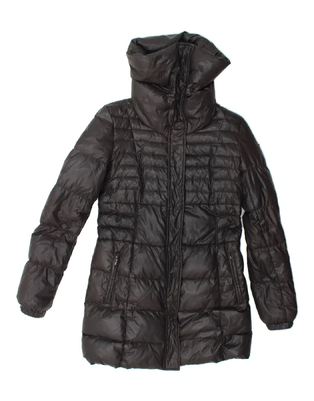 Women's Chic Outerwear Attire GUESS Womens Padded Jacket UK 14 Medium Black Polyamide Women's Chic Outerwear Attire GUESS Womens Padded Jacket UK 14 Medium Black Polyamide