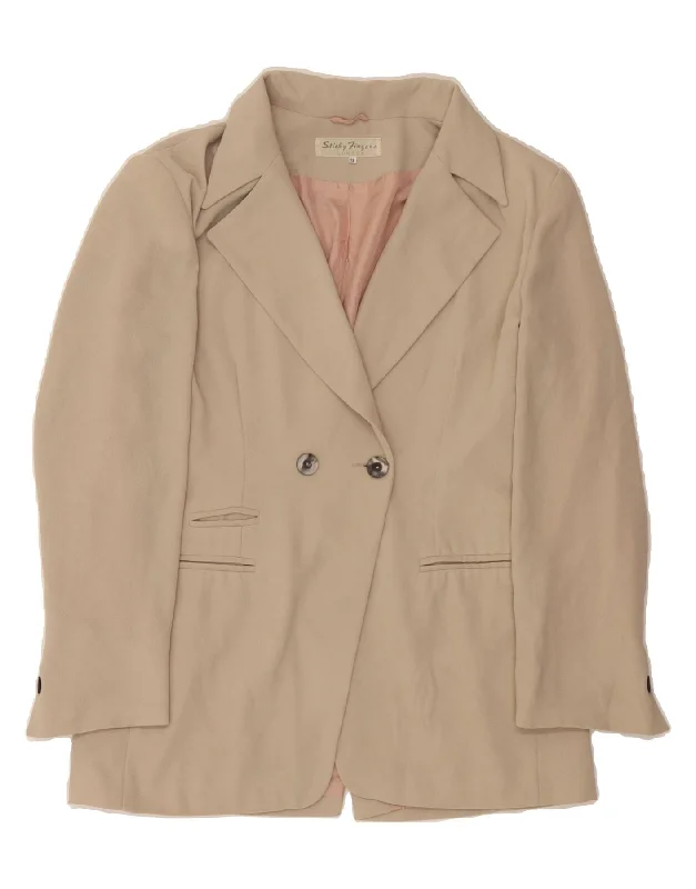 Timeless Women's Outfit STICKY FINGERS Womens Longline Blazer Jacket UK 12 Medium Beige Timeless Women's Outfit STICKY FINGERS Womens Longline Blazer Jacket UK 12 Medium Beige