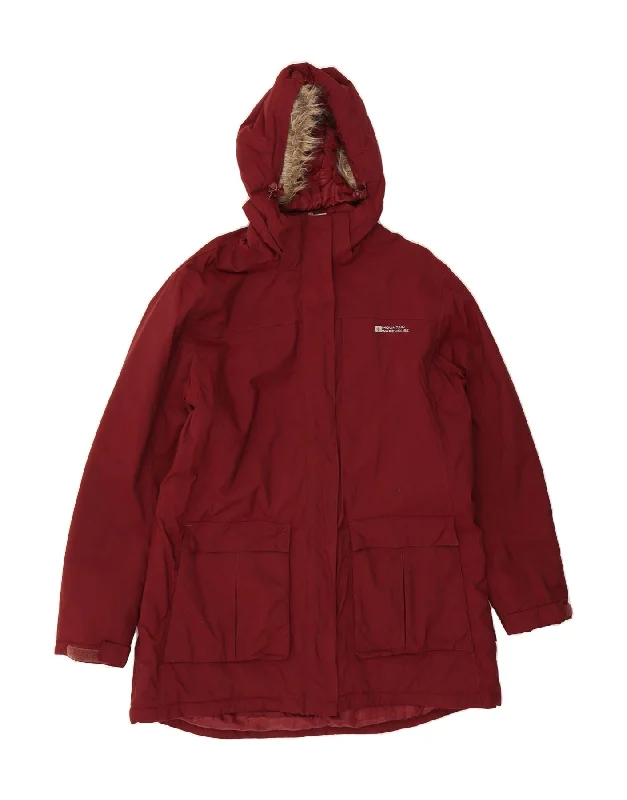 Affordable Women's Outfit MOUNTAIN WAREHOUSE Womens Hooded Windbreaker Coat UK 20 2XL Maroon Nylon Affordable Women's Outfit MOUNTAIN WAREHOUSE Womens Hooded Windbreaker Coat UK 20 2XL Maroon Nylon