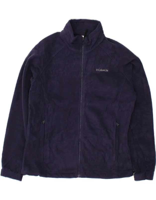 Women's Professional Attire COLUMBIA Womens Fleece Jacket UK 18 XL Navy Blue Polyester Women's Professional Attire COLUMBIA Womens Fleece Jacket UK 18 XL Navy Blue Polyester