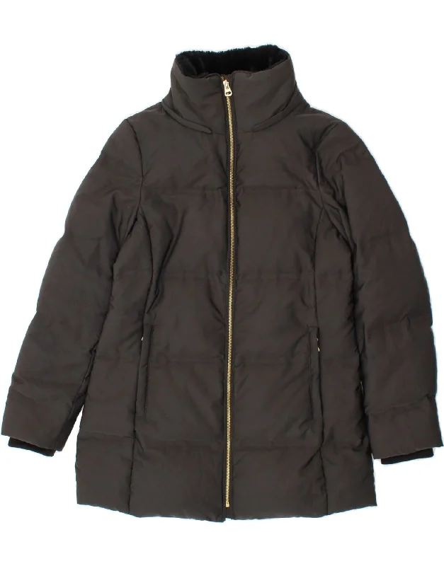 Women's Festive Attire ZARA Womens Padded Jacket UK 10 Small Black Polyester