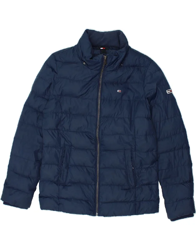 Stylish Women's Attire TOMMY HILFIGER Womens Padded Jacket UK 16 Large Navy Blue Polyester Stylish Women's Attire TOMMY HILFIGER Womens Padded Jacket UK 16 Large Navy Blue Polyester