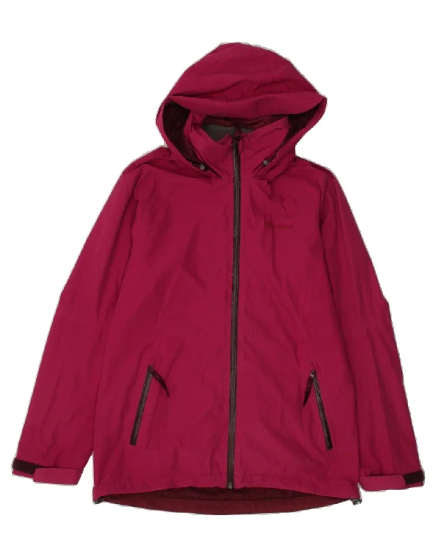 Comfortable Casual Wear BERGHAUS Womens Hooded Windbreaker Jacket UK 10 Small Pink Nylon Comfortable Casual Wear BERGHAUS Womens Hooded Windbreaker Jacket UK 10 Small Pink Nylon