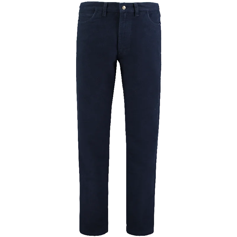 Women's Clothes Online Shopping Wild Cotton Stonecutter Moleskin Jeans - Midnight