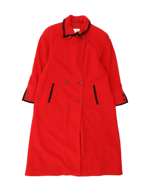 Formal Attire For Women LONDON FOG Womens Double Breasted Coat UK 16 Large Red Wool