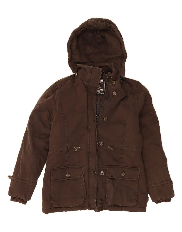 Trendy Boutiques Online LOTTO Womens Loose Fit Hooded Windbreaker Jacket UK 18 XL Brown Cotton Trendy Boutiques Online LOTTO Womens Loose Fit Hooded Windbreaker Jacket UK 18 XL Brown Cotton