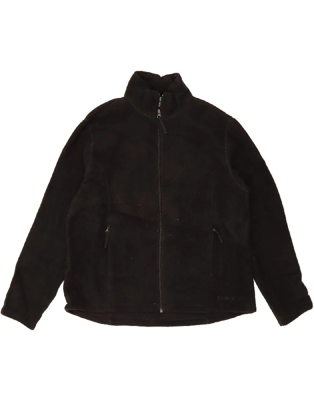 Everyday Women's Fashion Trends L.L.BEAN Womens Fleece Jacket UK 18 XL Black Polyester Everyday Women's Fashion Trends L.L.BEAN Womens Fleece Jacket UK 18 XL Black Polyester