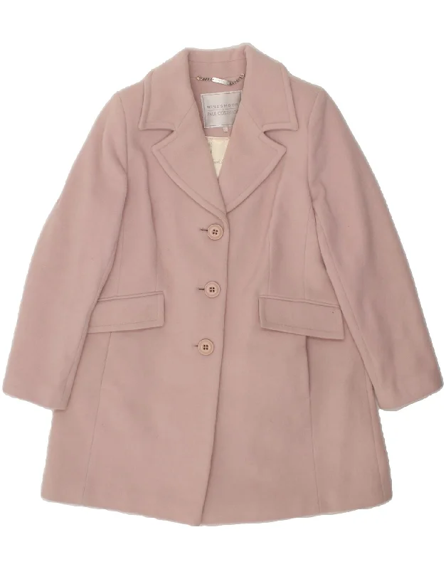 Best Online Clothing Boutiques WINDSMOOR Womens Overcoat UK 16 Large Pink Cotton