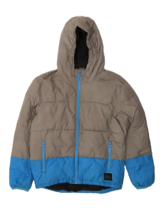 Trendy Women's Outfits for Casual Wear QUIKSILVER Womens Hooded Padded Jacket UK 12 Medium Grey Colourblock Trendy Women's Outfits for Casual Wear QUIKSILVER Womens Hooded Padded Jacket UK 12 Medium Grey Colourblock