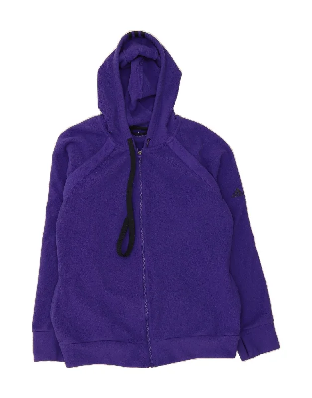 Women's Date Night Outfit ADIDAS Womens Hooded Fleece Jacket UK 16/18 Large Purple Polyester Women's Date Night Outfit ADIDAS Womens Hooded Fleece Jacket UK 16/18 Large Purple Polyester