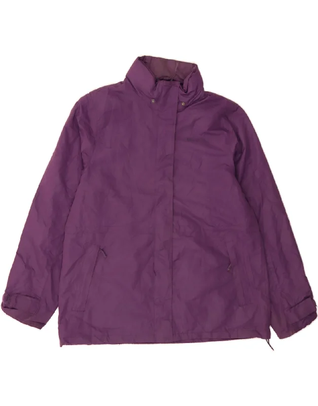 Vintage-Inspired Women's Clothes MOUNTAIN WAREHOUSE Womens Hooded Windbreaker Jacket UK 18 XL Purple Vintage-Inspired Women's Clothes MOUNTAIN WAREHOUSE Womens Hooded Windbreaker Jacket UK 18 XL Purple