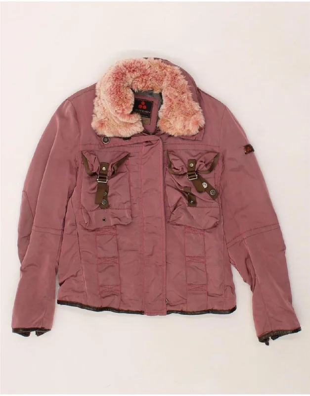 Chic Women's Clothing for Work and Travel PEUTEREY Womens Padded Jacket IT 42 Medium Pink Chic Women's Clothing for Work and Travel PEUTEREY Womens Padded Jacket IT 42 Medium Pink