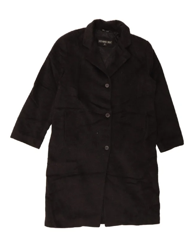 Women's Wardrobe Apparel LONDON FOG Womens Overcoat UK 12 Medium Grey Angora