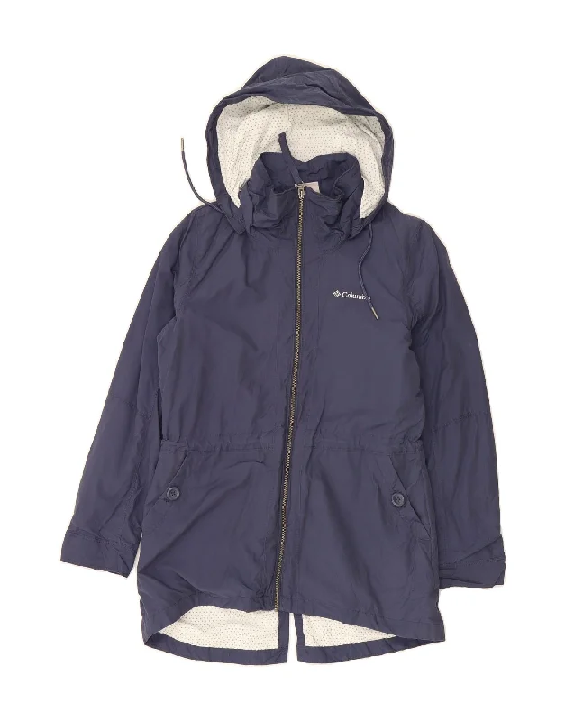 Women's Clothes Online Shopping COLUMBIA Womens Hooded Raincoat UK 14 Medium Blue Cotton Women's Clothes Online Shopping COLUMBIA Womens Hooded Raincoat UK 14 Medium Blue Cotton