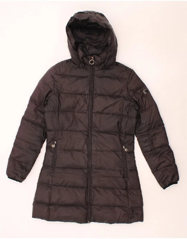 Timeless Women's Fashion Styles CHAMPION Womens Hooded Padded Coat UK 14 Medium Black Polyamide Timeless Women's Fashion Styles CHAMPION Womens Hooded Padded Coat UK 14 Medium Black Polyamide