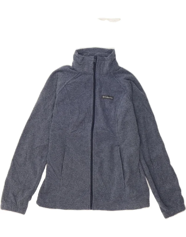 Women's Work Outfit For The Office COLUMBIA Womens Fleece Jacket UK 10 Small Blue Polyester Women's Work Outfit For The Office COLUMBIA Womens Fleece Jacket UK 10 Small Blue Polyester