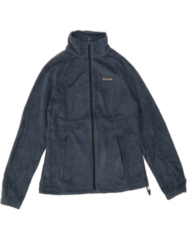 Sustainable Fashion Clothing For Women COLUMBIA Womens Fleece Jacket UK 10 Small Navy Blue Polyester Sustainable Fashion Clothing For Women COLUMBIA Womens Fleece Jacket UK 10 Small Navy Blue Polyester