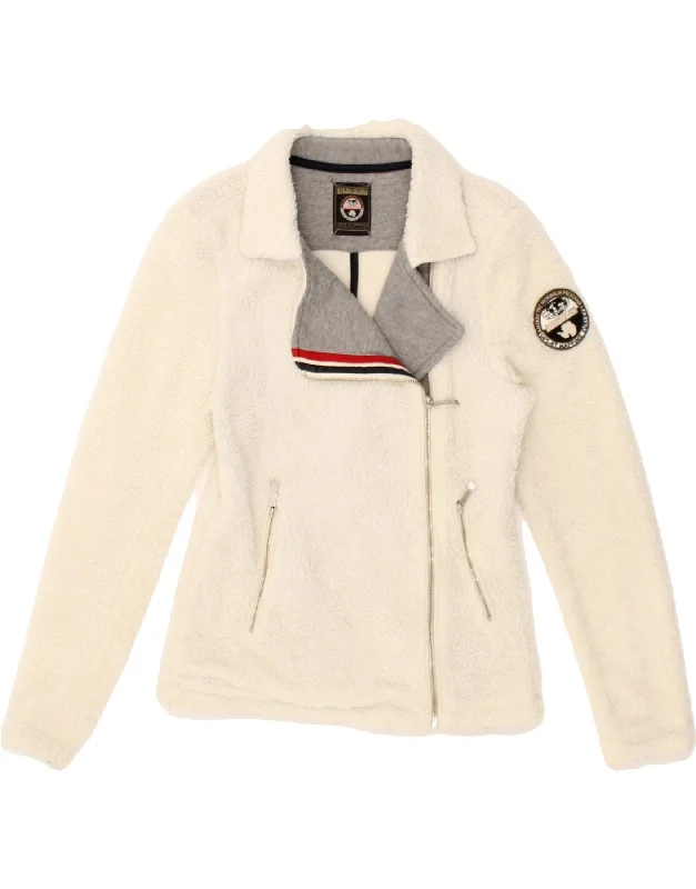 Affordable Fashion Clothing For Women NAPAPIJRI Womens Fleece Jacket UK 10 Small White Polyester Affordable Fashion Clothing For Women NAPAPIJRI Womens Fleece Jacket UK 10 Small White Polyester