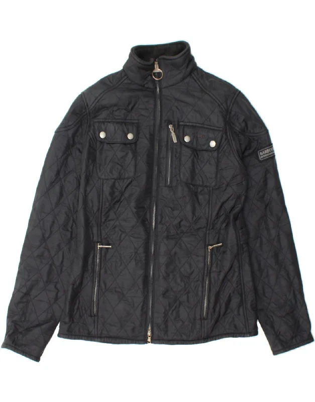 Affordable Fashion Clothing For Women BARBOUR Womens Quilted Jacket UK 10 Small Black