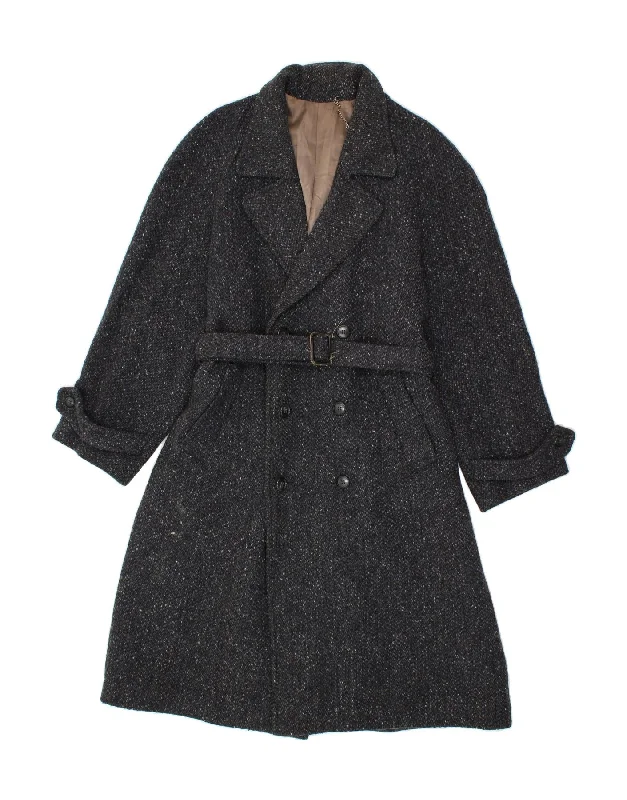 Stylish Women's Outerwear Apparel GERRARD Womens Donegal Tweed Double Breasted Coat UK 14 Medium Grey Stylish Women's Outerwear Apparel GERRARD Womens Donegal Tweed Double Breasted Coat UK 14 Medium Grey