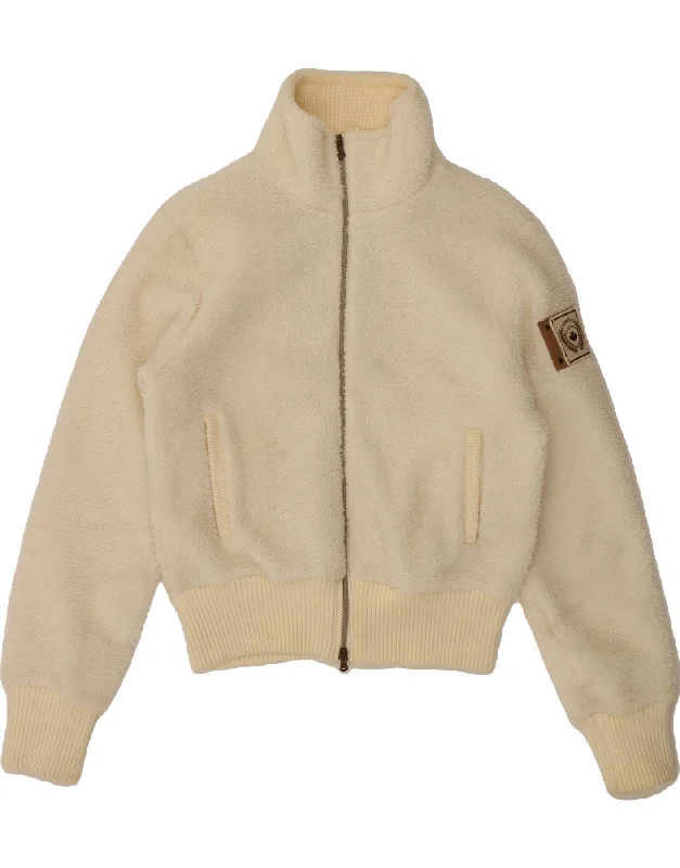Comfortable Casual Wear CANADIENS Womens Fleece Jacket IT 46 Large White Polyester