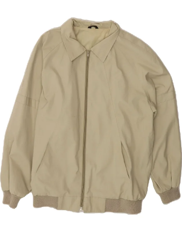 Clothing For Women C&A Womens Bomber Jacket EU 42 Large Beige Polyester