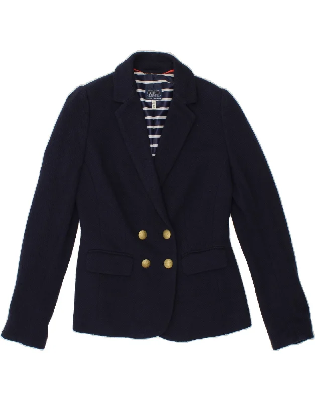 Best Online Boutiques JOULES Womens Double Breasted Blazer Jacket UK 8 Small Navy Blue Cotton Best Online Boutiques JOULES Womens Double Breasted Blazer Jacket UK 8 Small Navy Blue Cotton