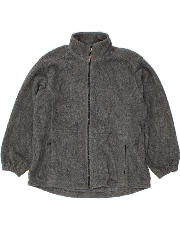 Effortless Chic for Women L.L.BEAN Womens Fleece Jacket UK 18 XL Grey Polyester