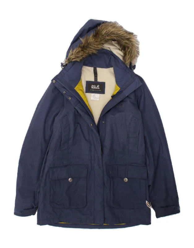 Flash Sales Today JACK WOLFSKIN Womens Hooded Windbreaker Coat UK 12/14 Medium Navy Blue Flash Sales Today JACK WOLFSKIN Womens Hooded Windbreaker Coat UK 12/14 Medium Navy Blue