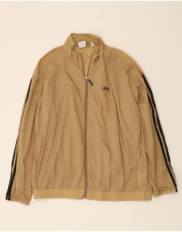 Bundle Offer ADIDAS Womens Oversized Bomber Jacket UK 18 XL Brown Nylon