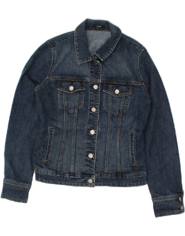 Women's Everyday Apparel J. CREW Womens Denim Jacket UK 10 Small Blue