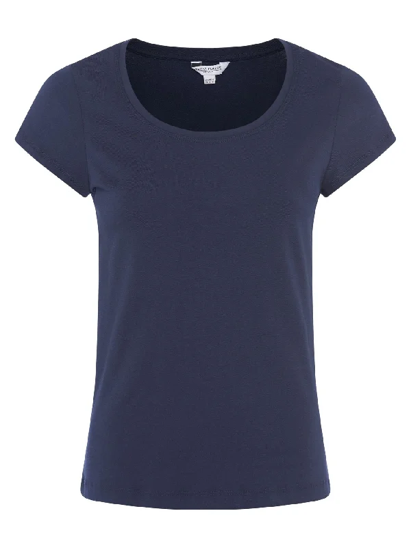Women's Activewear for Exercise and Sports Core Organic Classic Tee - Classic Navy