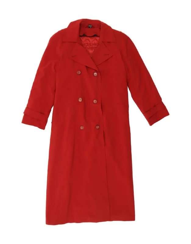 Classic Women's Apparel FOUR SEASONS OF LONDON Womens Double Breasted Coat UK 8 Small Red Acrylic Classic Women's Apparel FOUR SEASONS OF LONDON Womens Double Breasted Coat UK 8 Small Red Acrylic