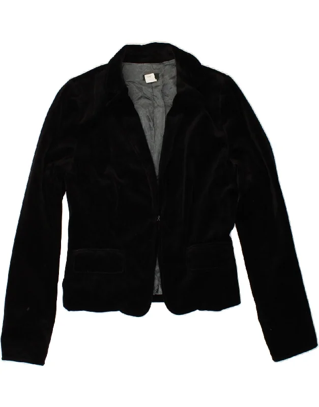 Casual Outfit For Women J. CREW Womens Blazer Jacket US 6 Medium Black Cotton