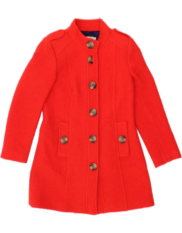 Women's Evening Clothing BODEN Womens Overcoat UK 10 Small Red Wool