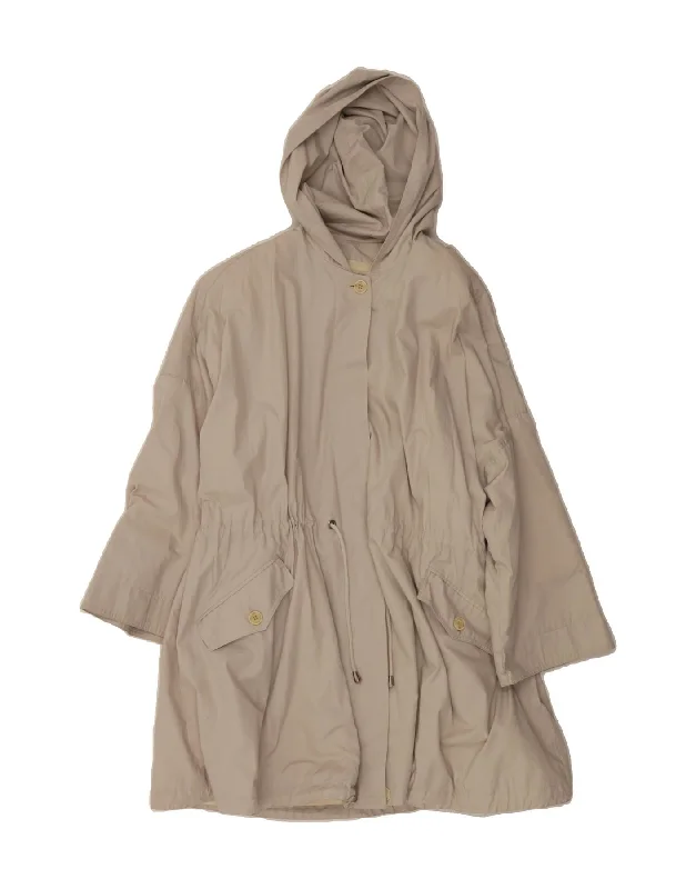 Modern Women's Wardrobe Essentials MAX DINE Womens Hooded Overcoat IT 42 Medium Grey Cotton Modern Women's Wardrobe Essentials MAX DINE Womens Hooded Overcoat IT 42 Medium Grey Cotton