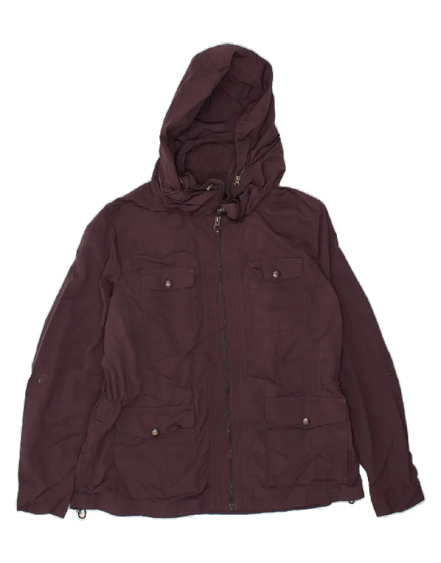 Women's Everyday Apparel EDDIE BAUER Womens Hooded Utility Jacket UK 16 Large Maroon Women's Everyday Apparel EDDIE BAUER Womens Hooded Utility Jacket UK 16 Large Maroon