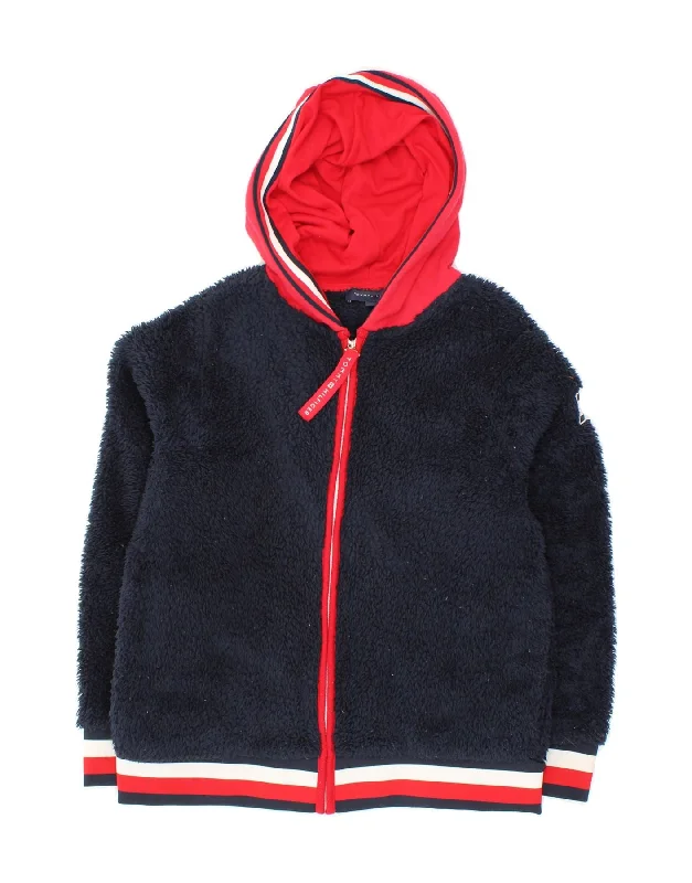 Women's Vacation Outfit Set TOMMY HILFIGER Womens Oversized Fleece Jacket UK 10 Small Navy Blue Women's Vacation Outfit Set TOMMY HILFIGER Womens Oversized Fleece Jacket UK 10 Small Navy Blue