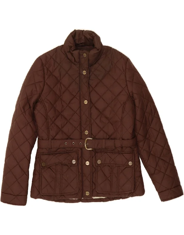 Charming Women's Outfit For Special Occasions VINTAGE Womens Quilted Jacket UK 14 Large Brown Nylon Charming Women's Outfit For Special Occasions VINTAGE Womens Quilted Jacket UK 14 Large Brown Nylon